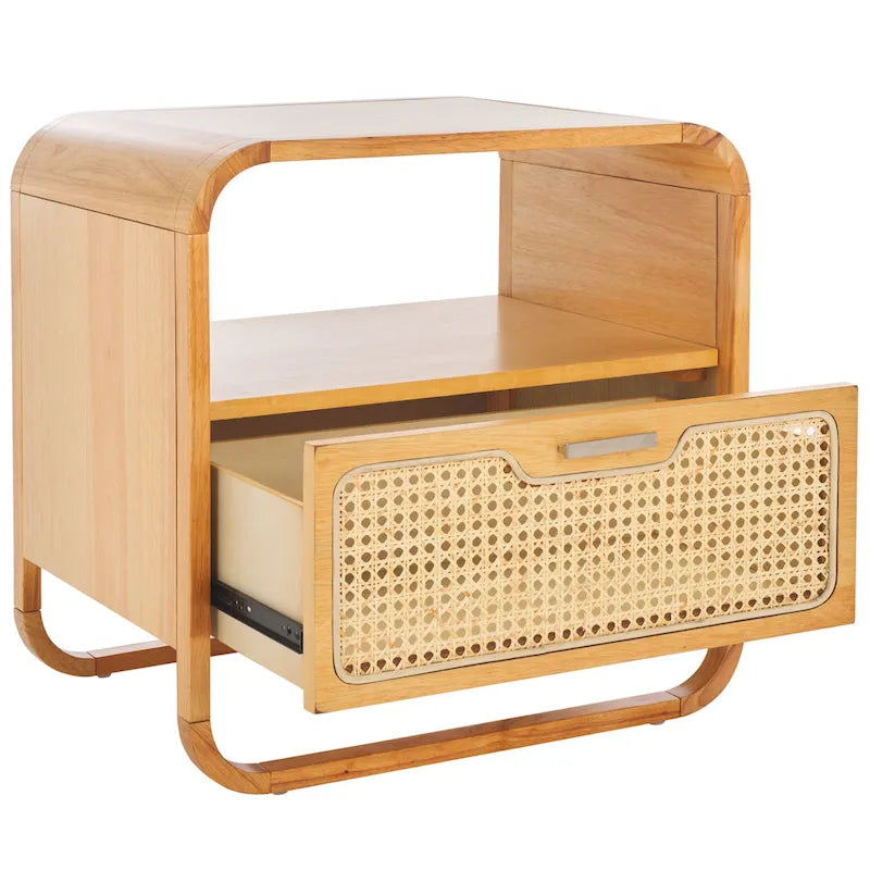 Table de chevet à 1 tiroir (entièrement assemblée)
