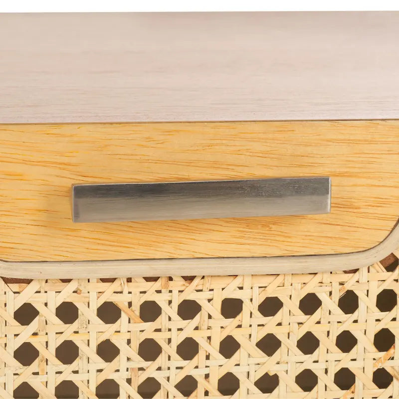 Table de chevet à 1 tiroir (entièrement assemblée)