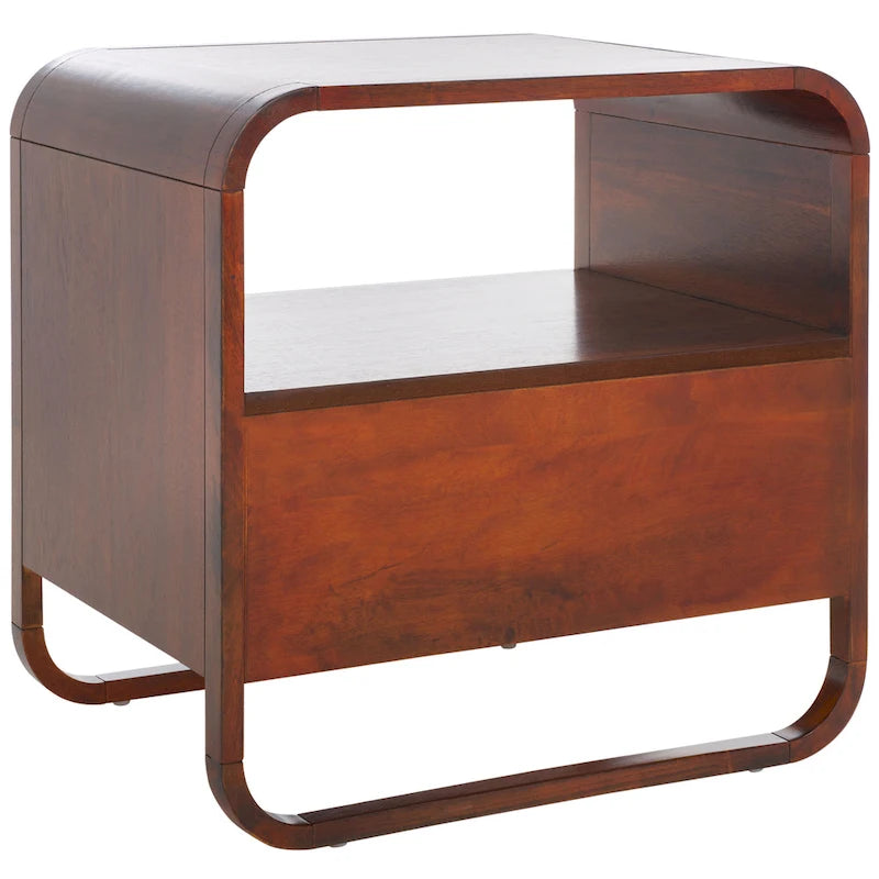 Table de chevet à 1 tiroir (entièrement assemblée)