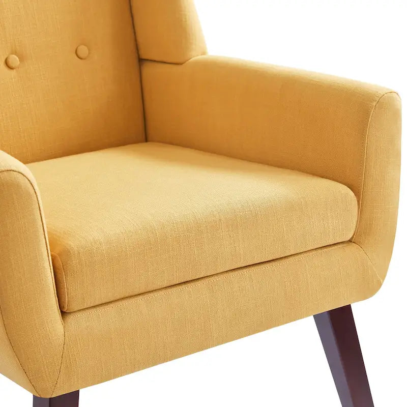Ensemble de 2 fauteuils d'appoint capitonnés modernes