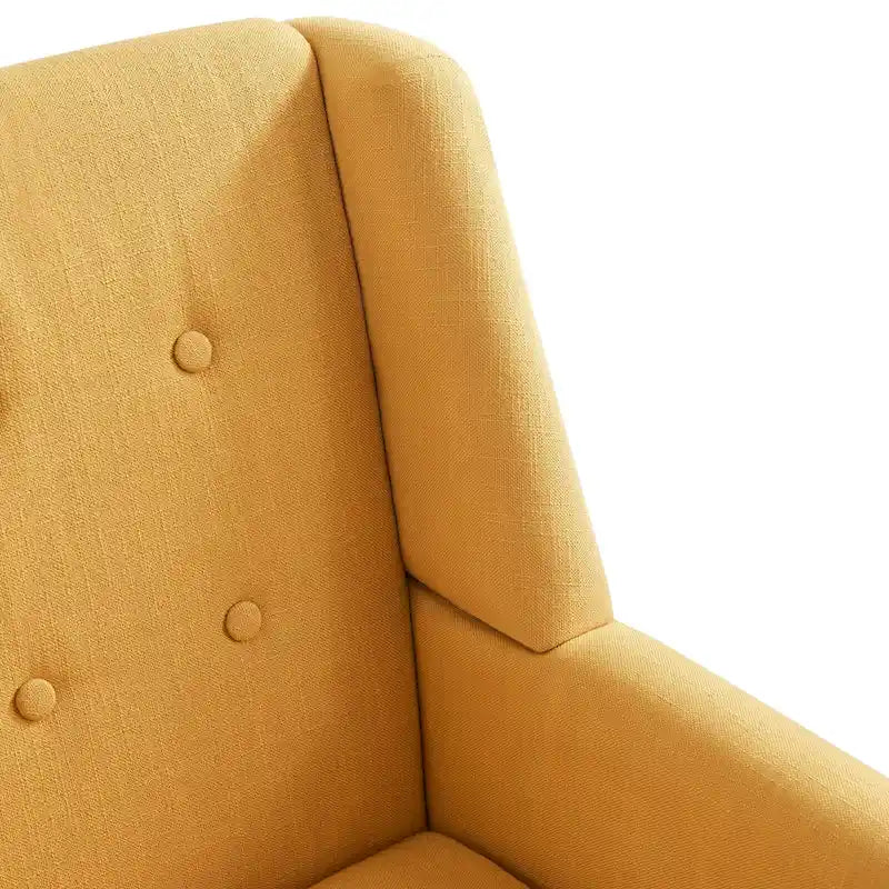 Ensemble de 2 fauteuils d'appoint capitonnés modernes
