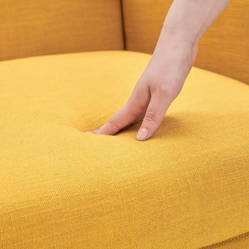 Ensemble de 2 fauteuils d'appoint capitonnés modernes