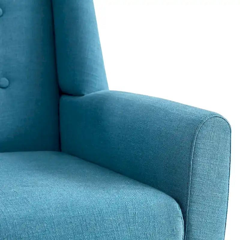 Ensemble de 2 fauteuils d'appoint capitonnés modernes