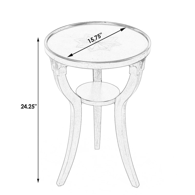 Table d'appoint ronde Dalton