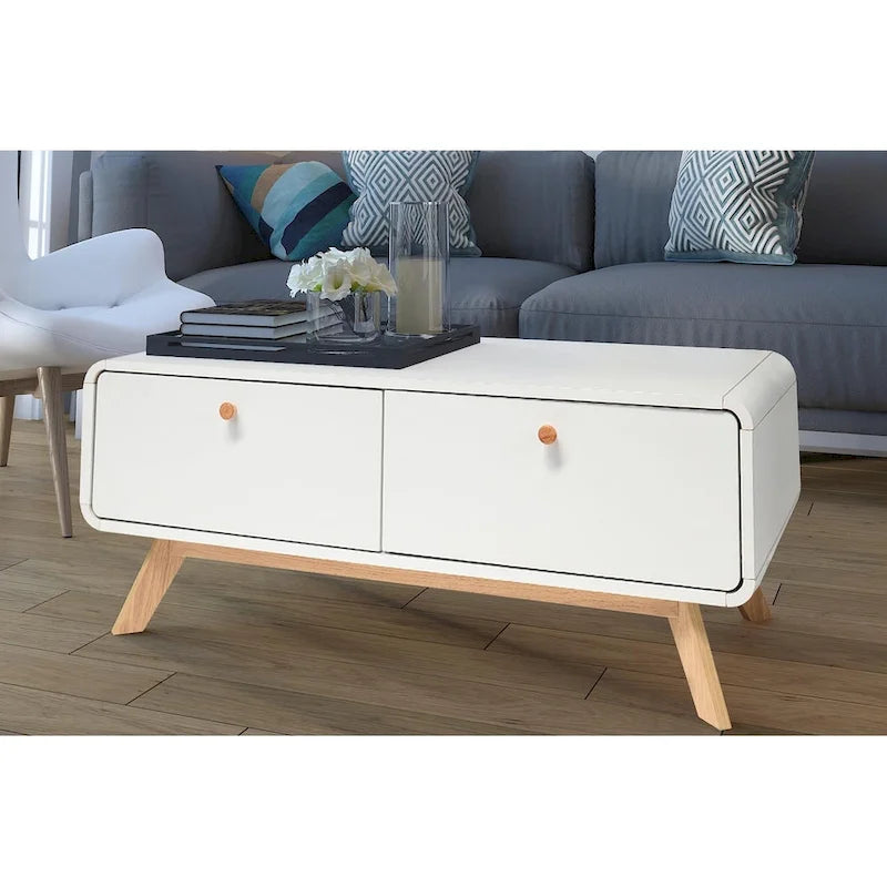 Meuble TV console avec rangement