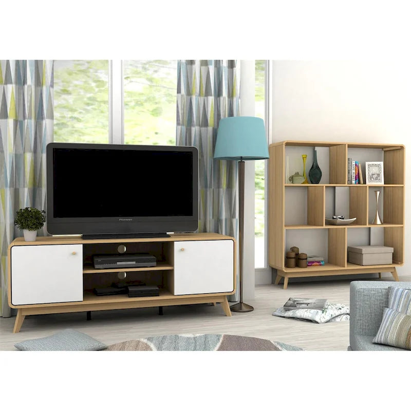 Meuble TV console avec rangement
