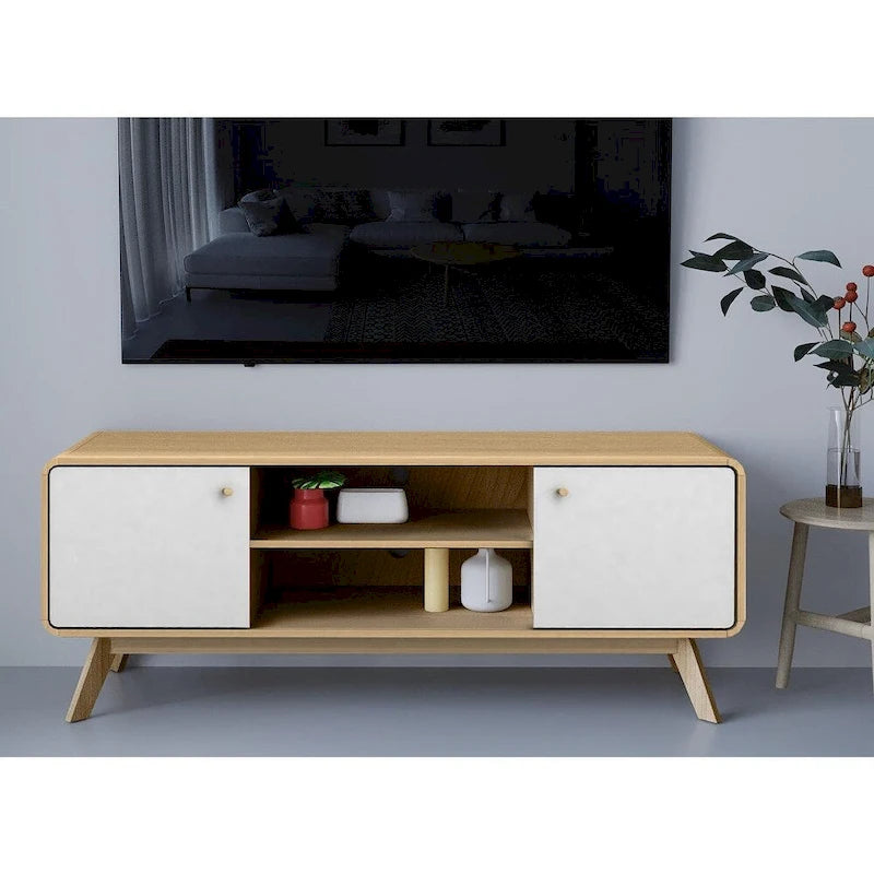 Meuble TV console avec rangement