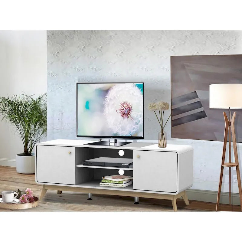 Meuble TV console avec rangement