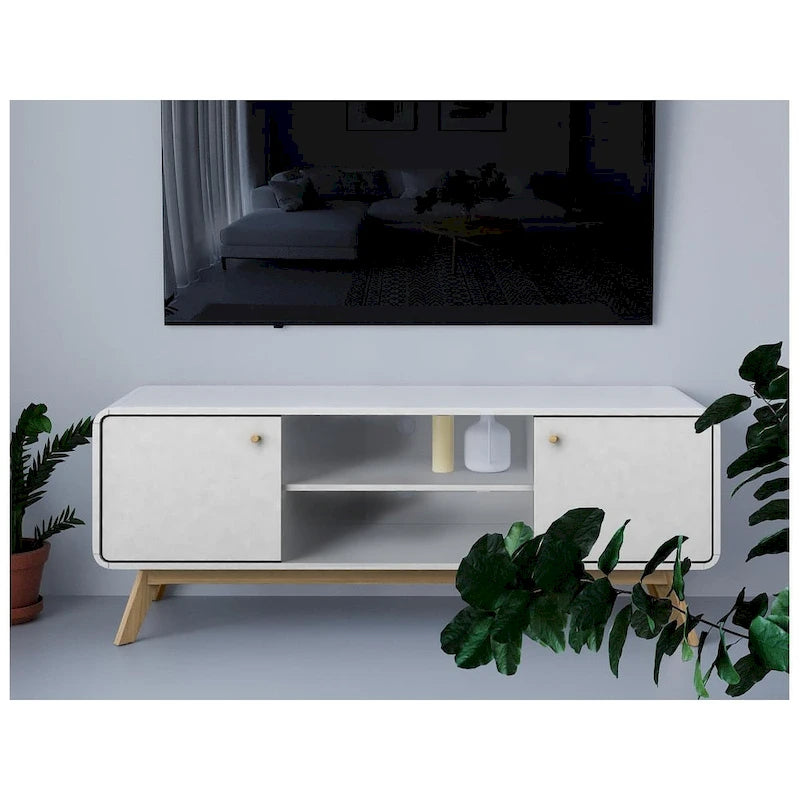 Meuble TV console avec rangement