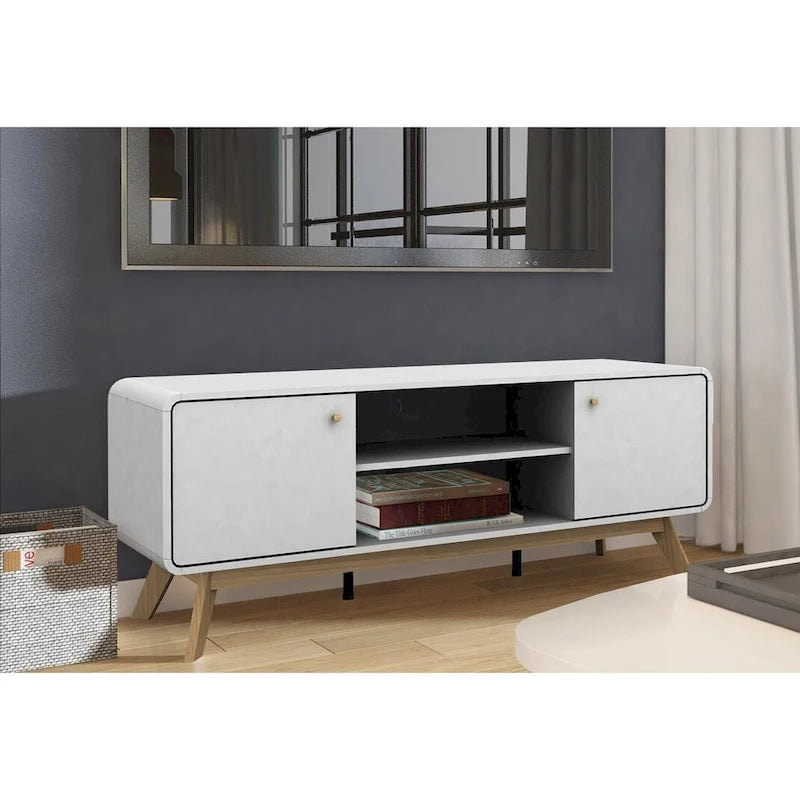Meuble TV console avec rangement