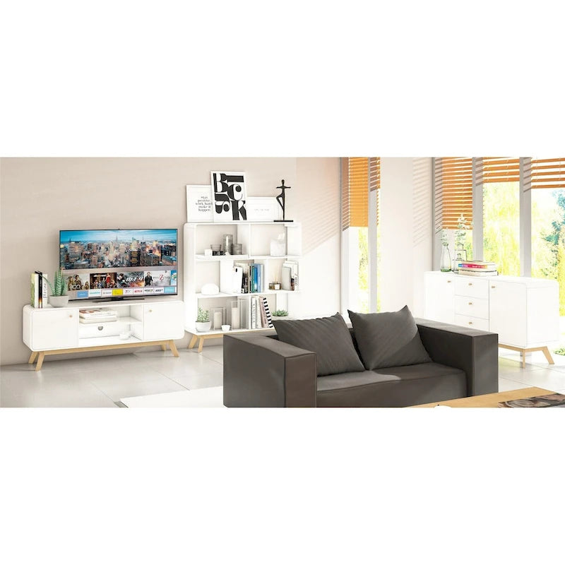Meuble TV console avec rangement