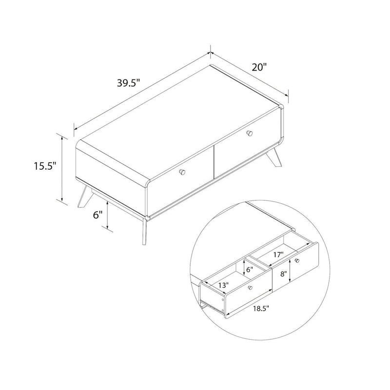 Meuble TV console avec rangement