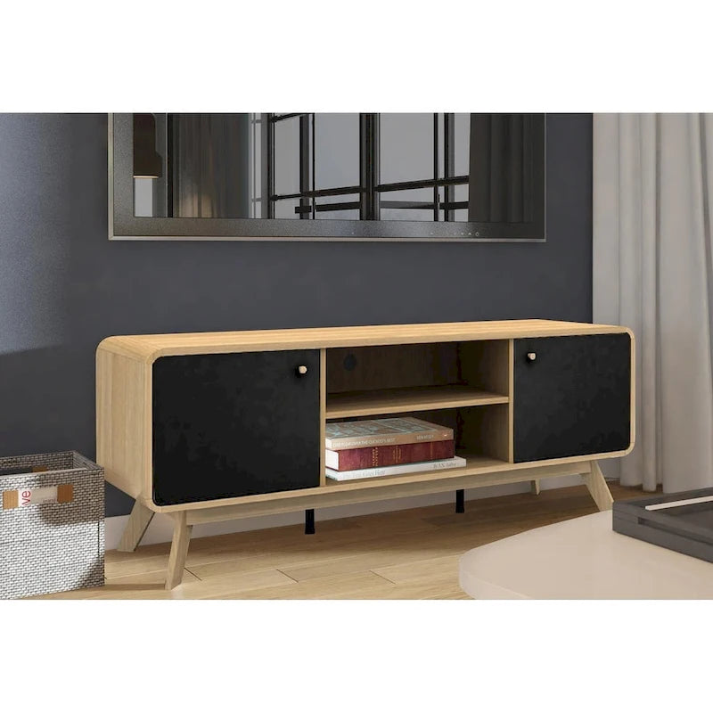 Meuble TV console avec rangement