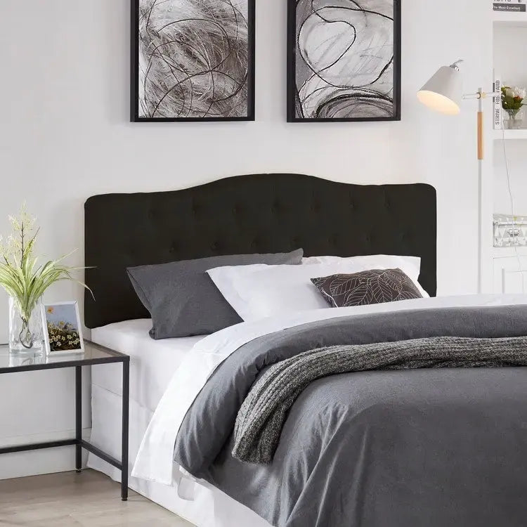 Tête de lit rembourrée, tête de lit réglable en hauteur, tête de lit rembourrée en tissu de haute qualité