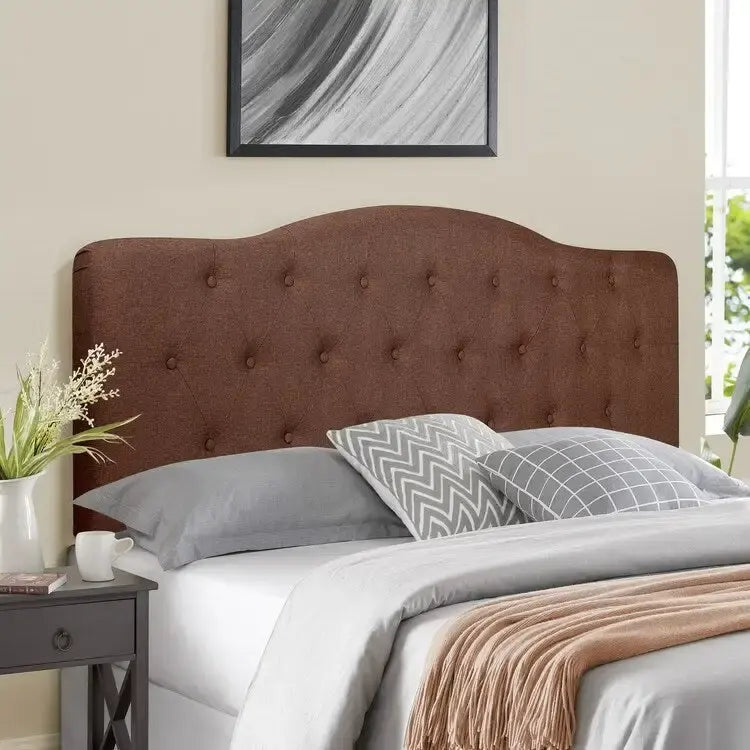 Tête de lit rembourrée, tête de lit réglable en hauteur, tête de lit rembourrée en tissu de haute qualité