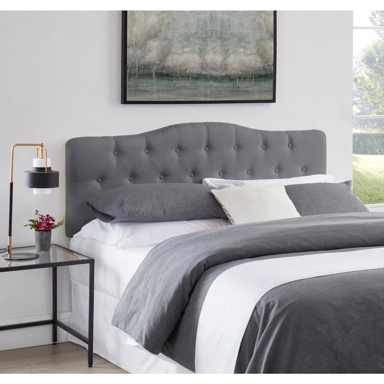 Tête de lit rembourrée, tête de lit réglable en hauteur, tête de lit rembourrée en tissu de haute qualité