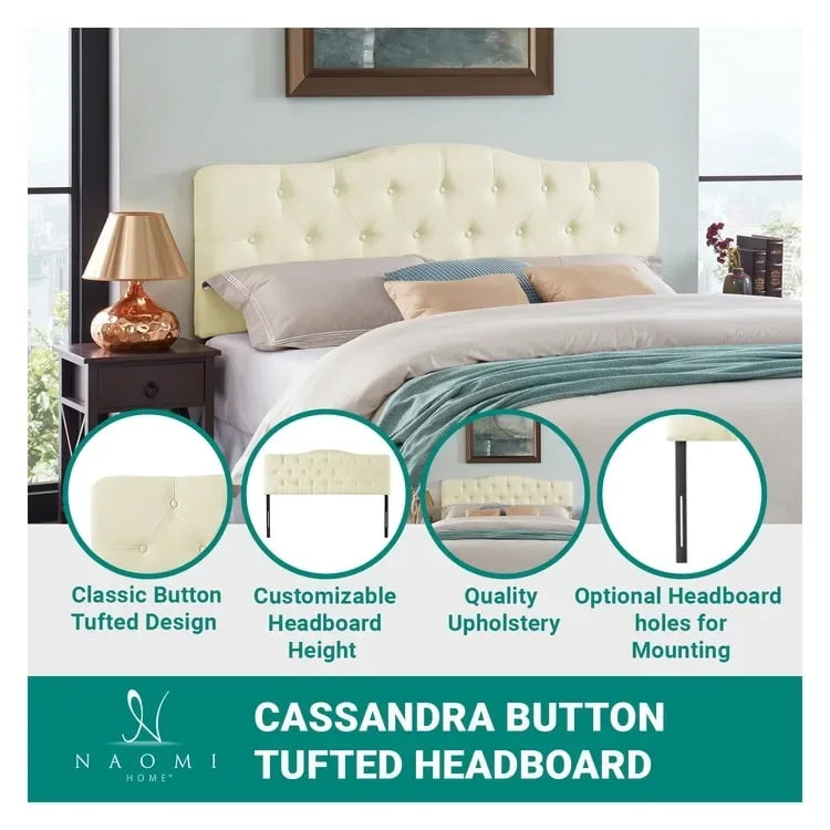 Tête de lit rembourrée, tête de lit réglable en hauteur, tête de lit rembourrée en tissu de haute qualité