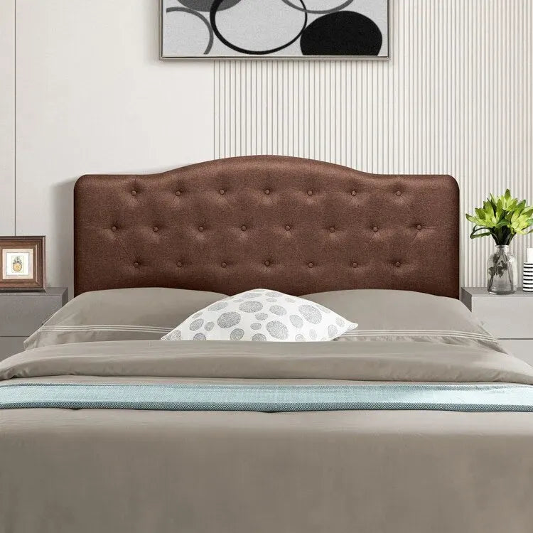 Tête de lit rembourrée, tête de lit réglable en hauteur, tête de lit rembourrée en tissu de haute qualité