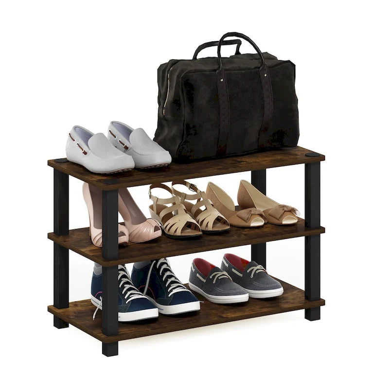 Range-chaussures à 3 niveaux