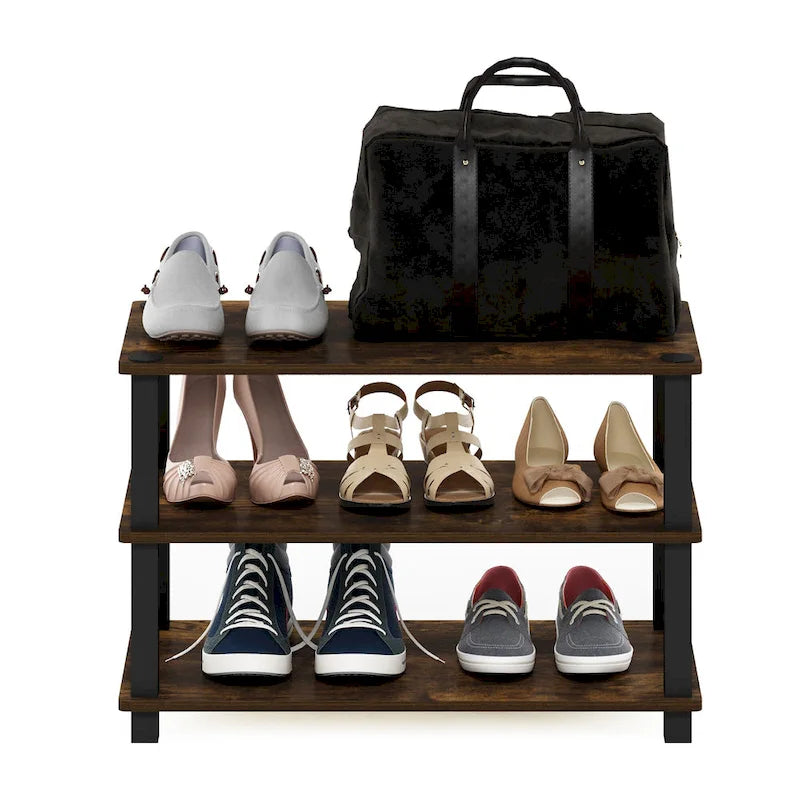 Range-chaussures à 3 niveaux