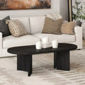 Table basse ovale de 122 cm de large - 121 cm de large