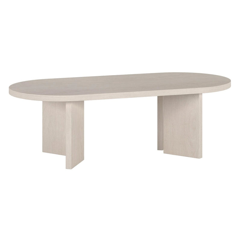 Table basse ovale de 122 cm de large - 121 cm de large