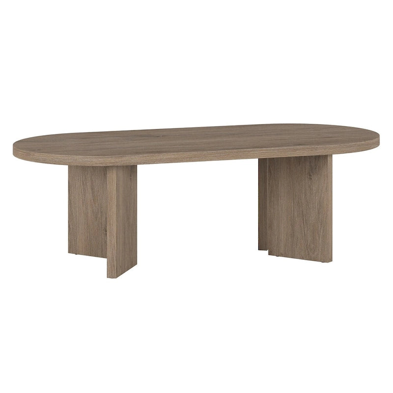 Table basse ovale de 122 cm de large - 121 cm de large