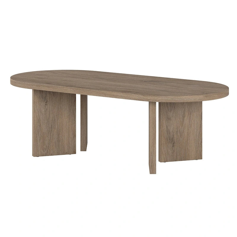 Table basse ovale de 122 cm de large - 121 cm de large